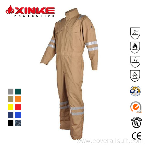 FR Coveralls OEM Wholesale Advanced Cotton Nylon Ultima Coverall Workwear Supplier